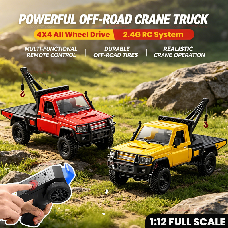 Dirt Brush Interior - MN82T 1:12 2.4G RC Crawler Hoist