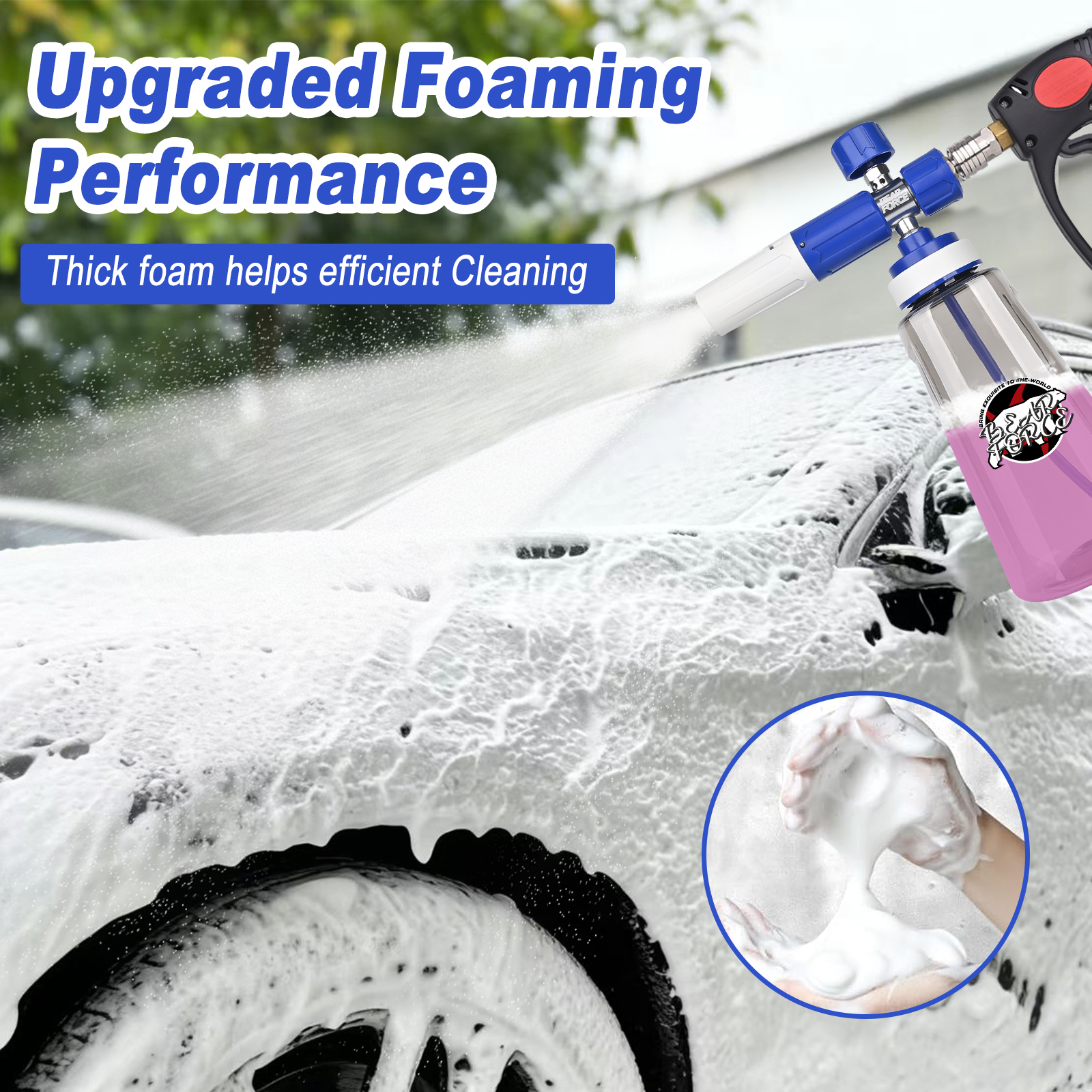 Pressure Washer Upgraded Foam  - огляд і ціна Foam Cannon Car Wash