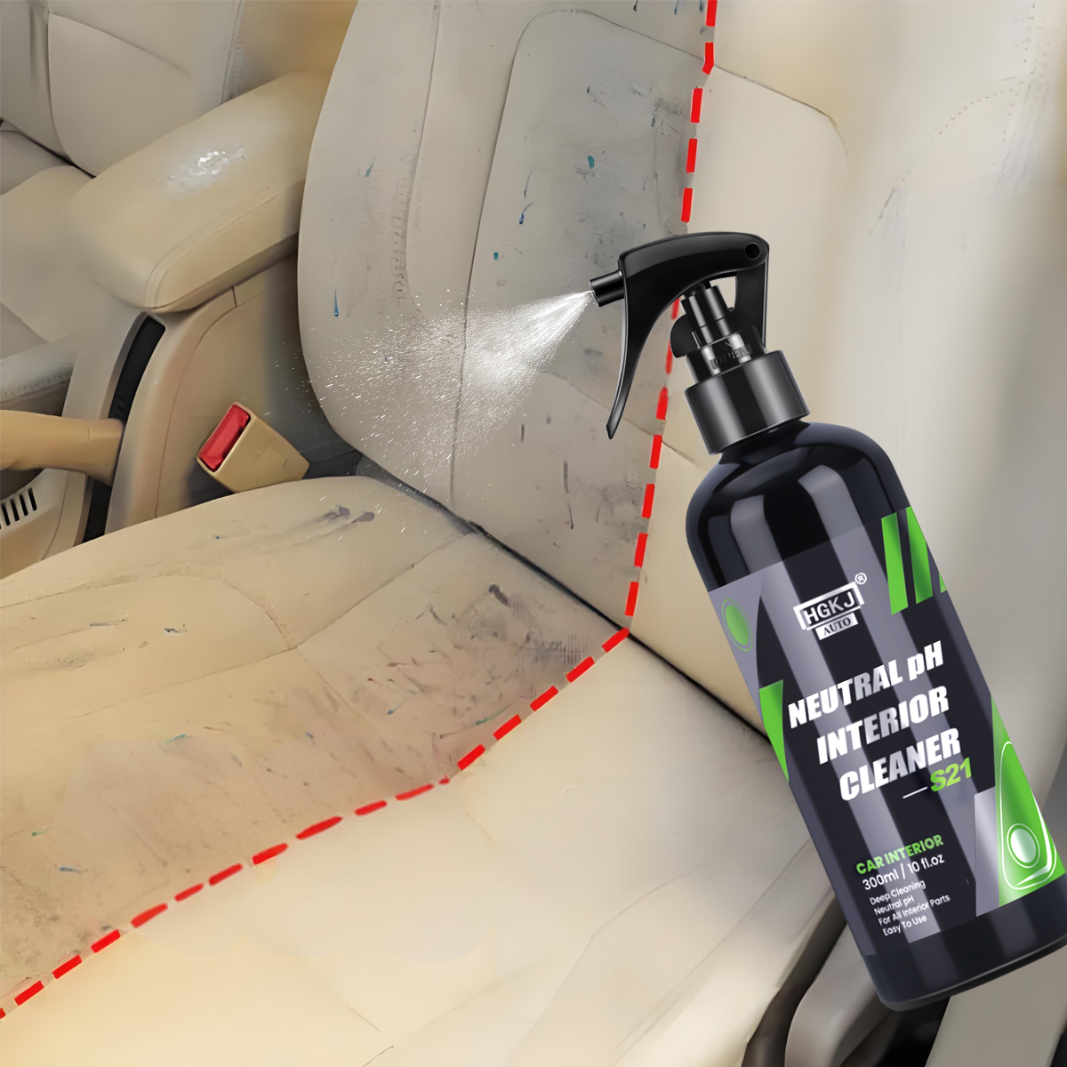 Car Interior Cleaner Agent Cei - огляд і ціна Seat Cleaner Fabric
