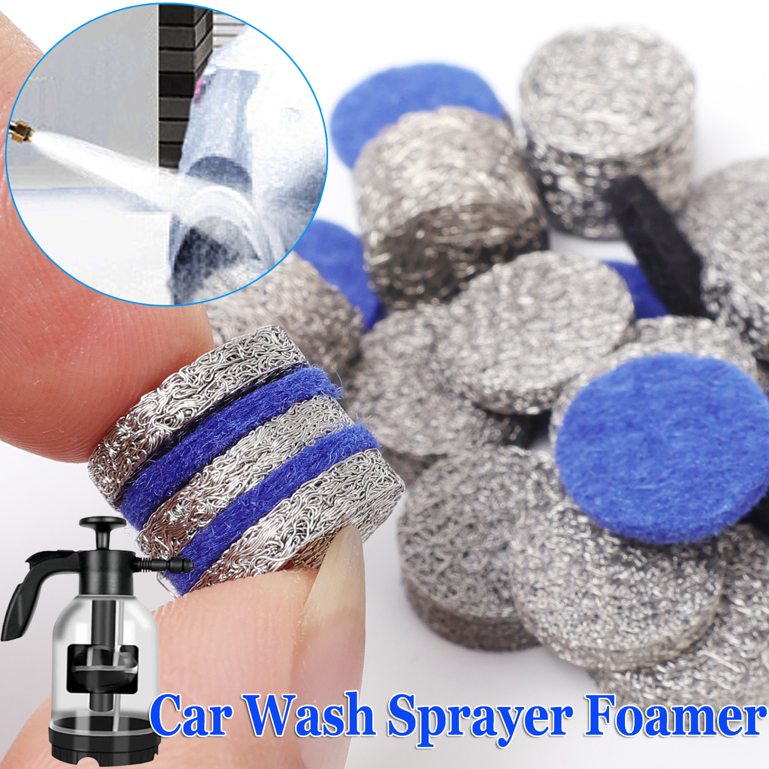 1/2/5pcs Foam Gun Nozzle Orifi - огляд і ціна Pressure Washer Foam Gun