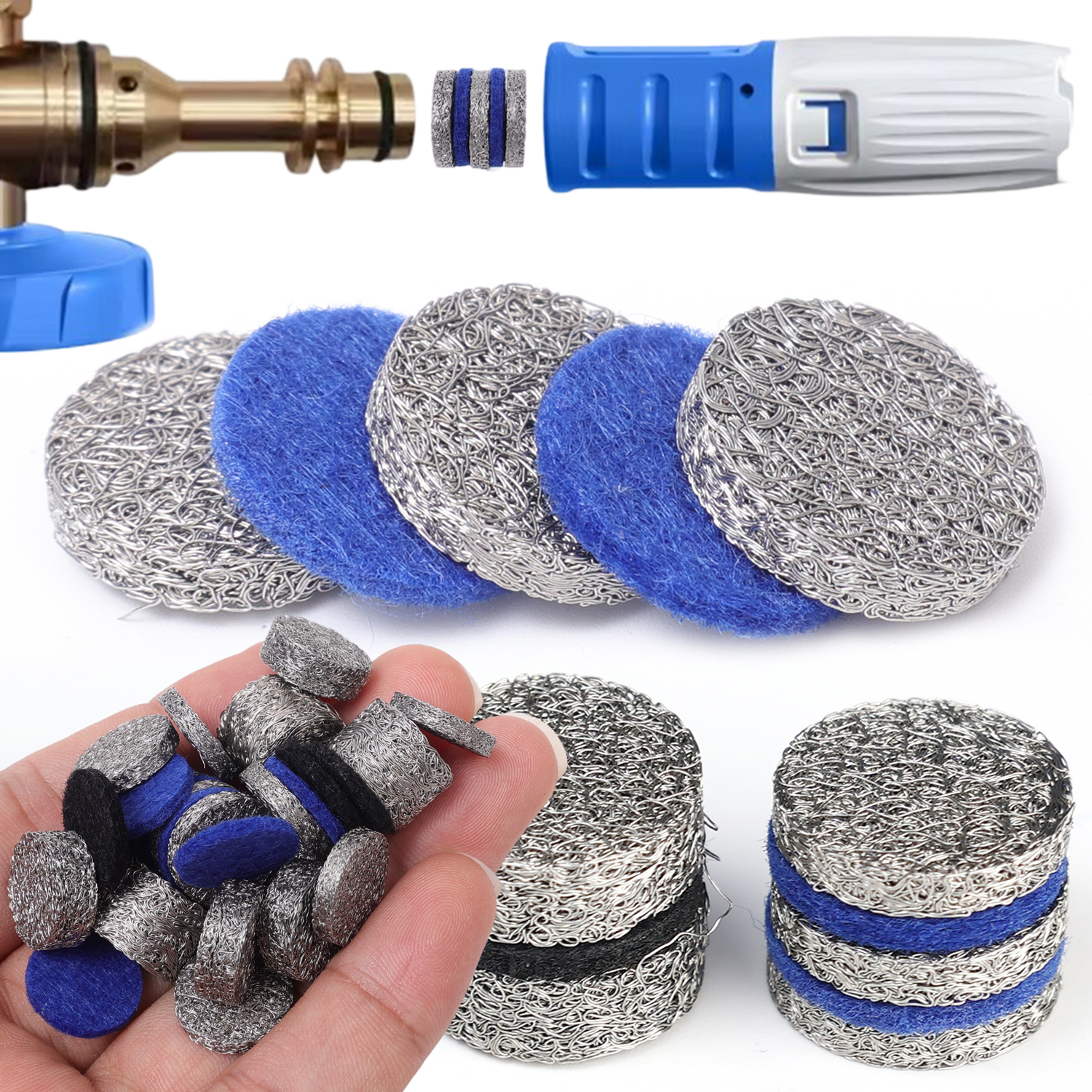 1/2/5pcs Foam Gun Nozzle Orifi - огляд і ціна Pressure Washer Foam Gun