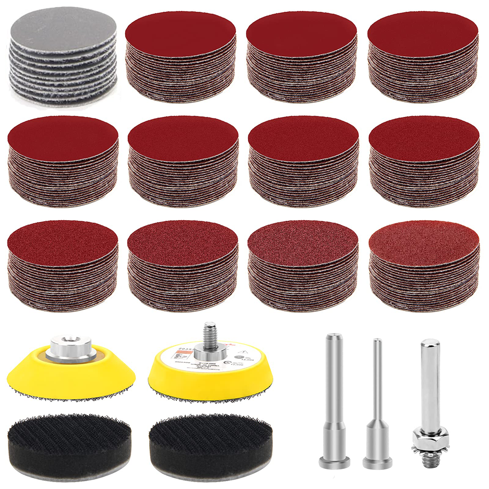 2 Inch Red Sandpaper Set 247 P - огляд і ціна Polish Pad Set Buffer