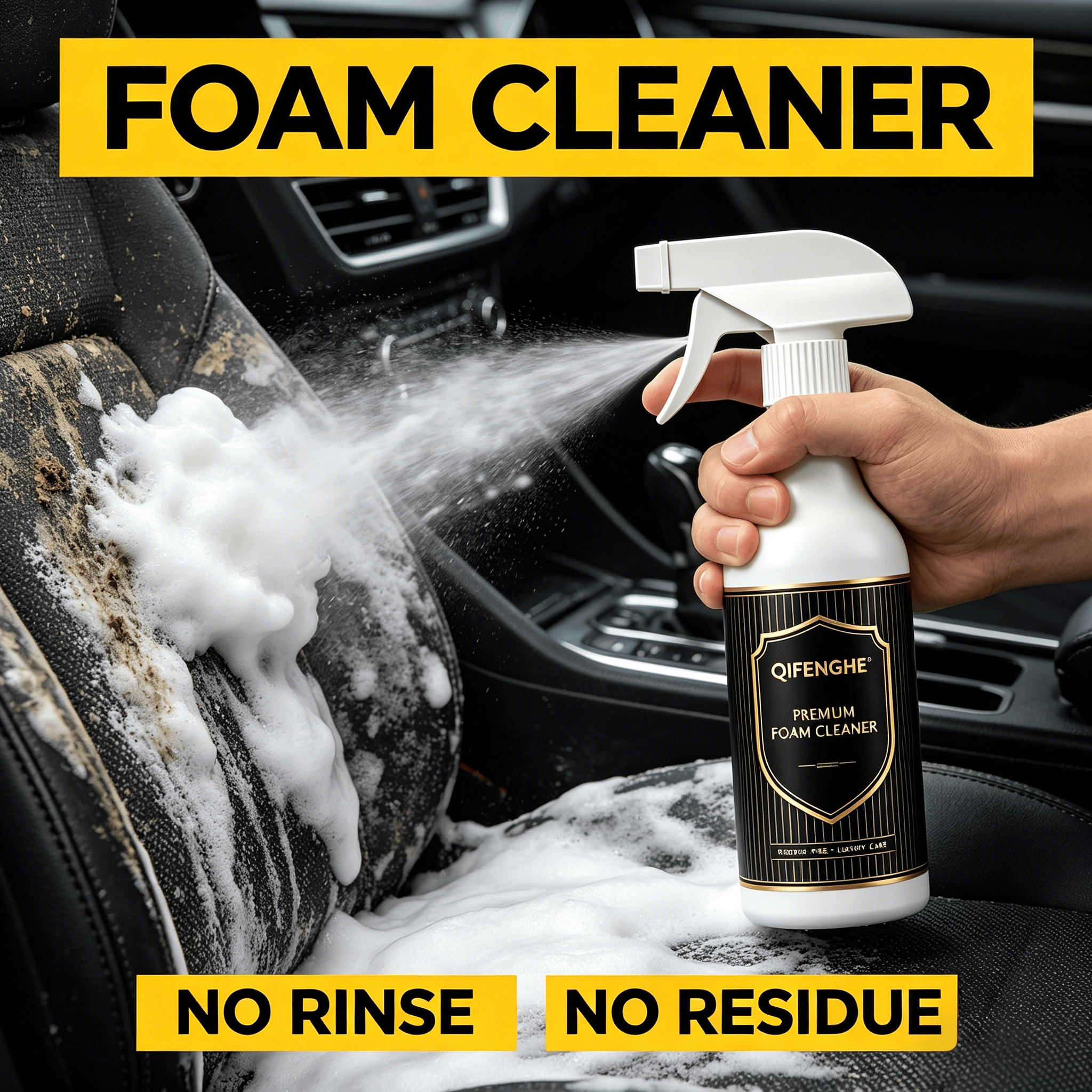 2-in-1 Foam Cleaner – Waterles - огляд і ціна Seat Cleaner Fabric