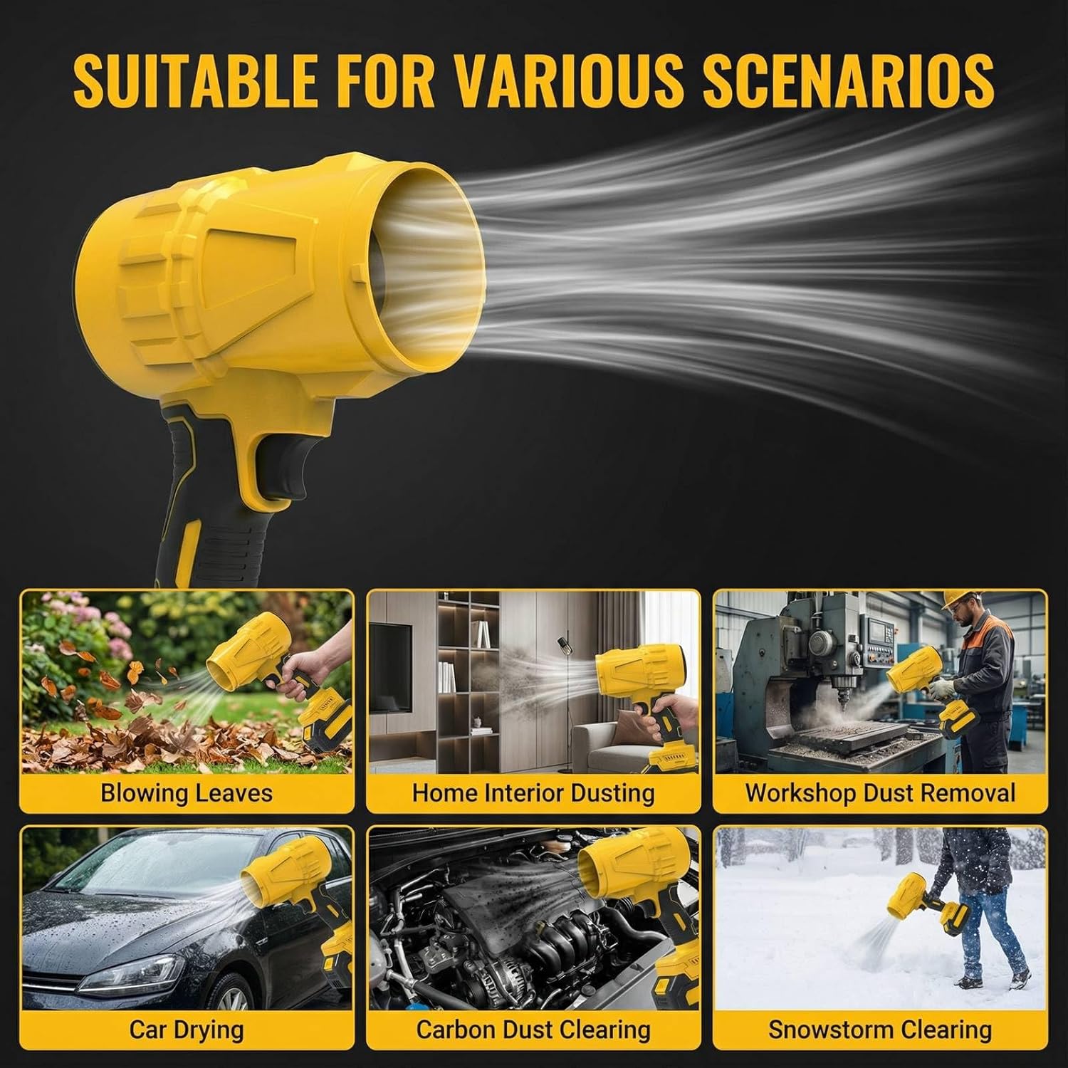 Wireless blower brushless turb - огляд і ціна Dryer Car Blower