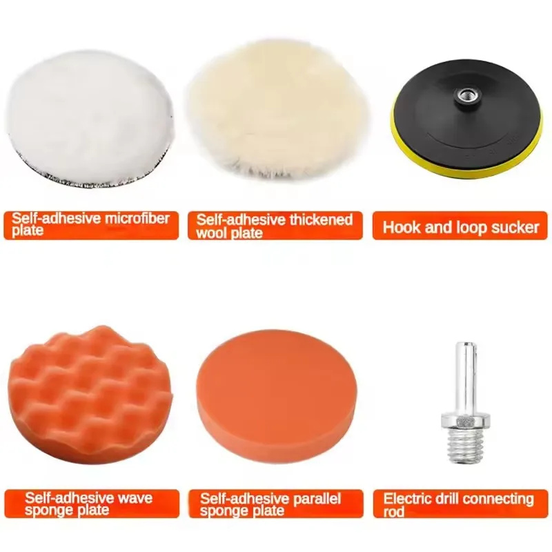 6pcs/8pcs/set Car Polishing Sp - огляд і ціна Polish Pad Set Buffer