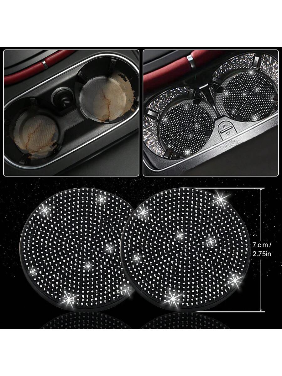 Bling Car Floor Mats Set With  - огляд і ціна Dirt Brush Interior