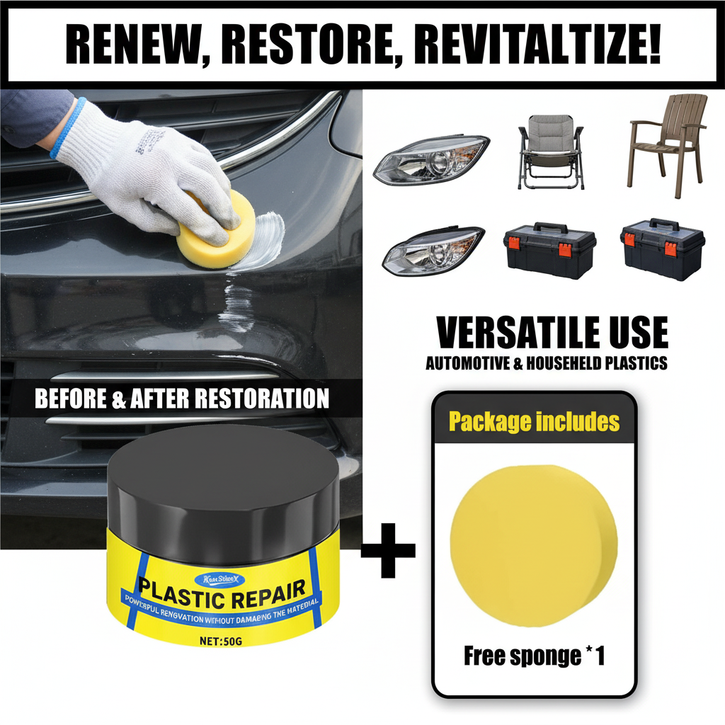 Car Plastic Restorer Paste UV  - огляд і ціна Trim Restorer Plastic
