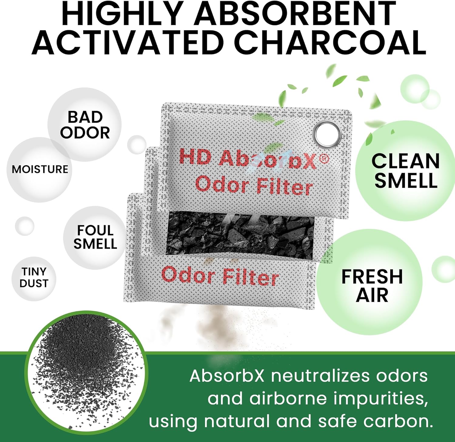 Activated Charcoal Air Purifyi - огляд і ціна Odor Eliminator Car