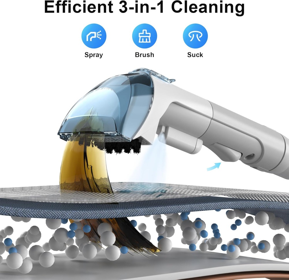 450W Carpet Cleaner Machine Up - огляд і ціна Seat Cleaner Fabric