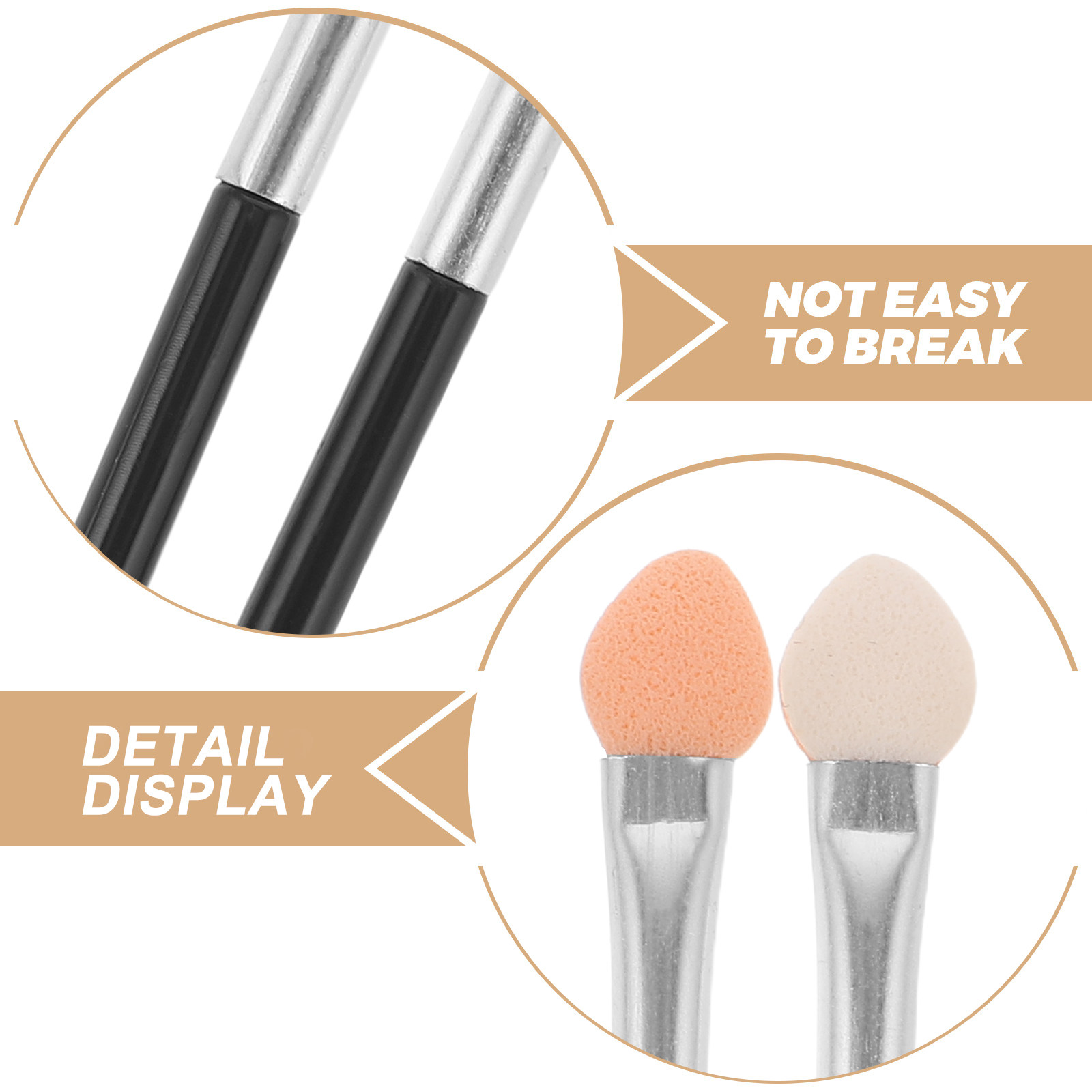 100Pcs Mini Sponge Brush Set F - огляд і ціна Detailing Brush Set