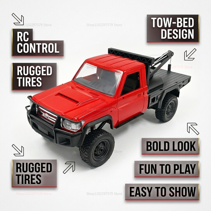 New MN82T RC Crawler 2.4G 4WD  - огляд і ціна Dirt Brush Interior