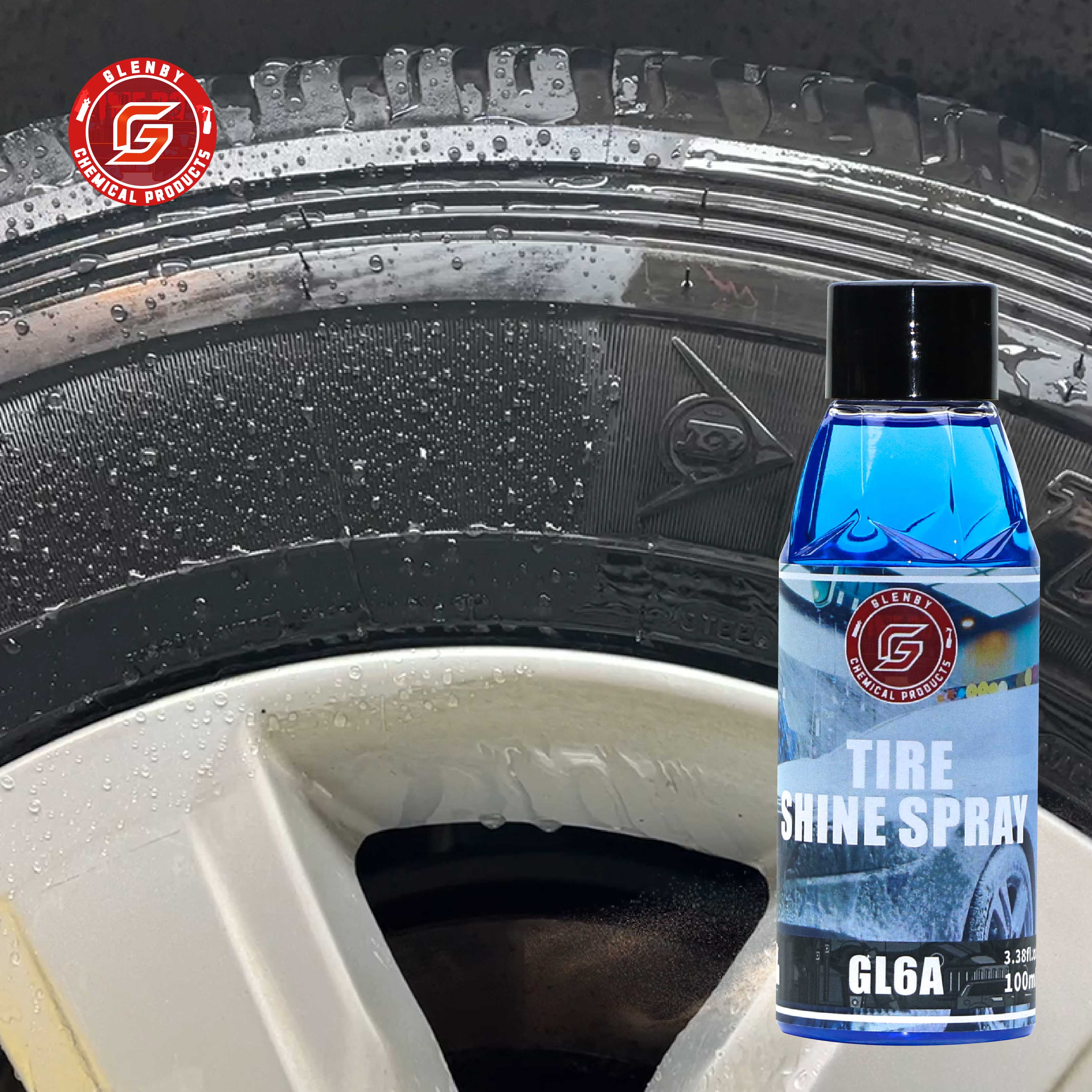 Car Tyre Gloss Tire Coating Sp - огляд і ціна Tire Shine Spray Sealant