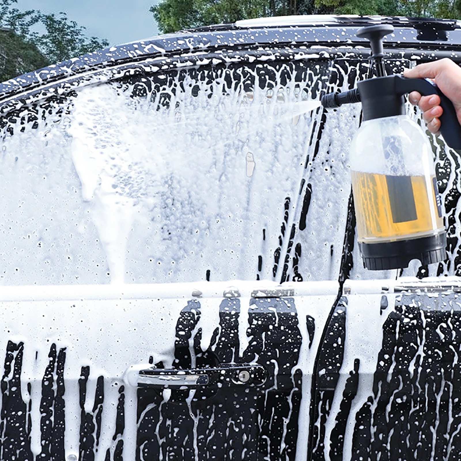 2L Hand Pump Foam Sprayer Hand - огляд і ціна Foam Cannon Car Wash