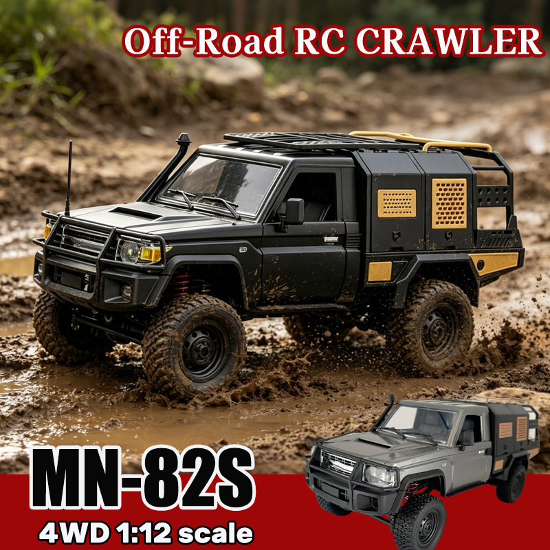 New MN82S MN82T RC Crawler 1/1 - огляд і ціна Dirt Brush Interior