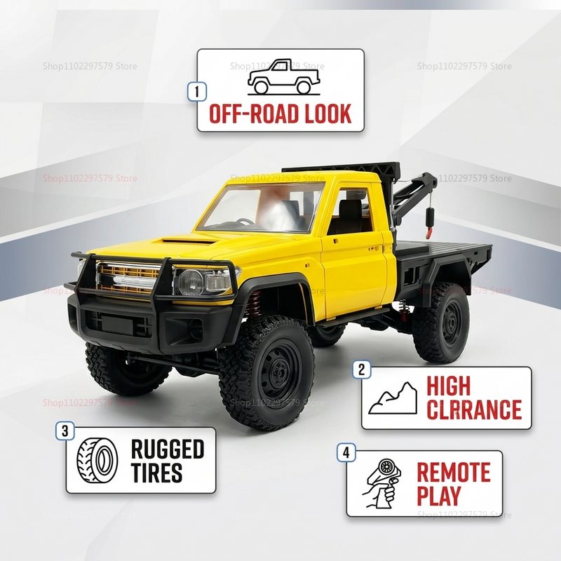 MN82T 1:12 2.4G RC Crawler Hoi - огляд і ціна Dirt Brush Interior
