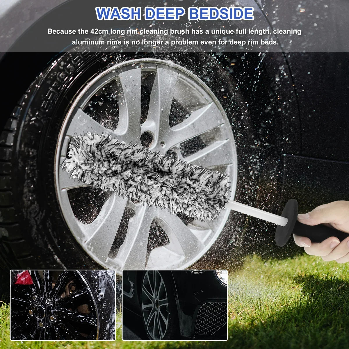 Car Alloy Wheel Cleaning Brush - огляд і ціна Wheel Cleaner Alloy