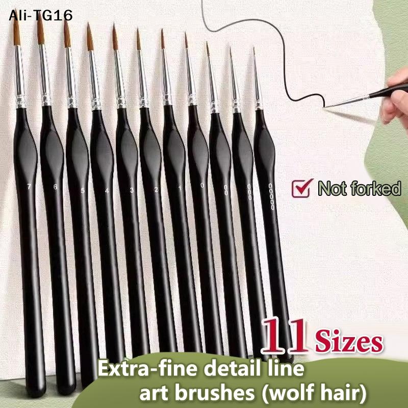 【B11】11Pc Miniature Detail Pai - огляд і ціна Detailing Brush Set