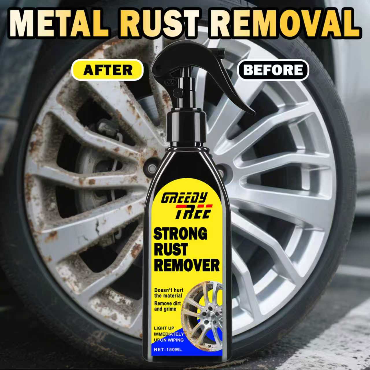 Powerful Car Wheel Cleaner | S - огляд і ціна Wheel Cleaner Alloy