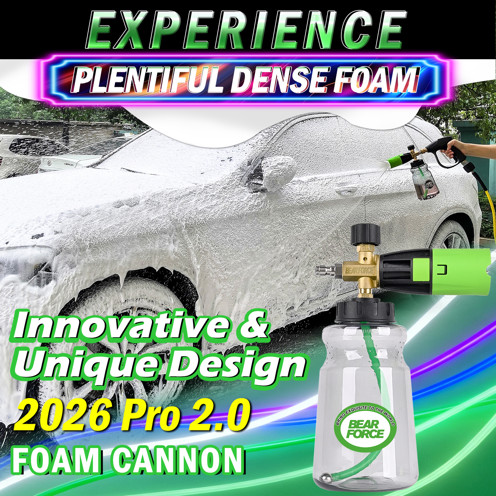 BEAR FORCE Innovative Pressure - огляд і ціна Foam Cannon Car Wash