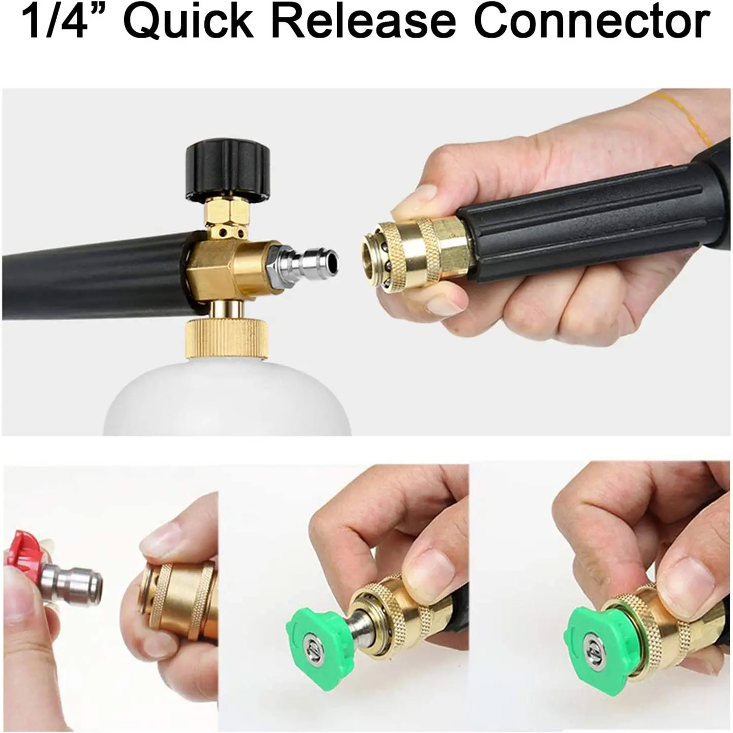 Snow Foam Cannon with 1/4 Inch - огляд і ціна Pressure Washer Foam Gun