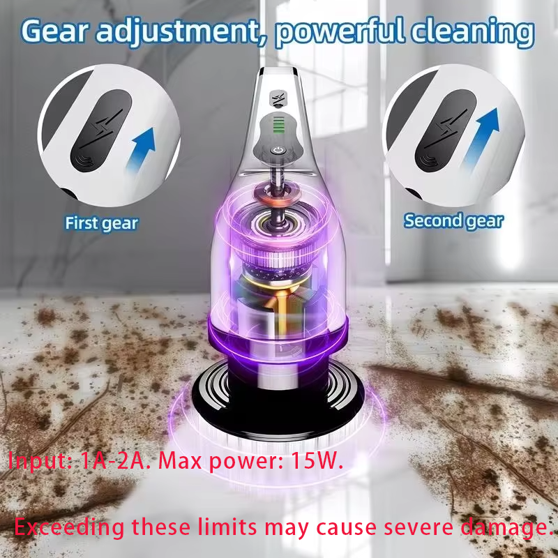 Wireless Electric Spin Scrubbe - огляд і ціна Car Cleaning Brush