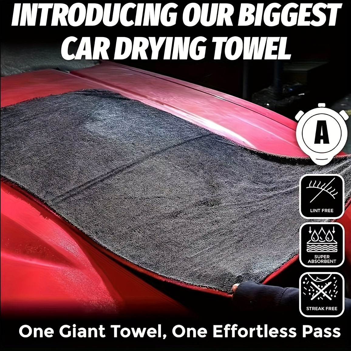Ultra Absorbent Car Towel XXL  - огляд і ціна Microfiber Towel Detailing
