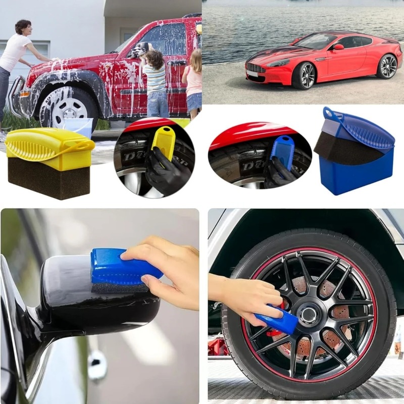 Car Wheel Hub Brush Lidded Pol - огляд і ціна Wax Applicator Pad