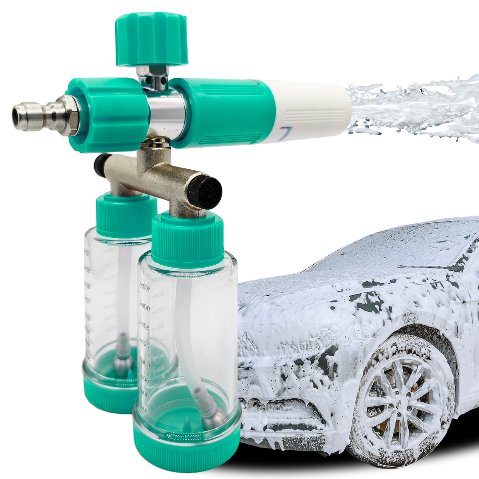 100ML Dual-Kettle Foam Sprayer - огляд і ціна Pressure Washer Foam Gun