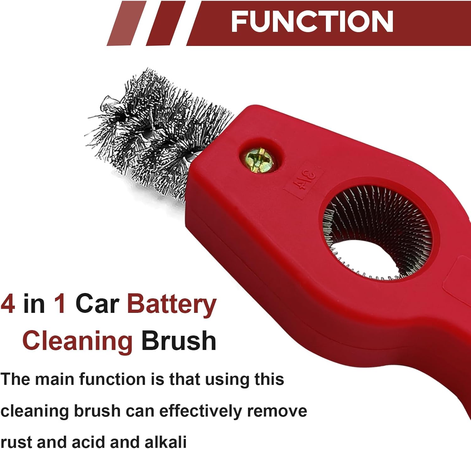 4 in 1 Car Battery Terminal Cl - огляд і ціна Car Cleaning Brush