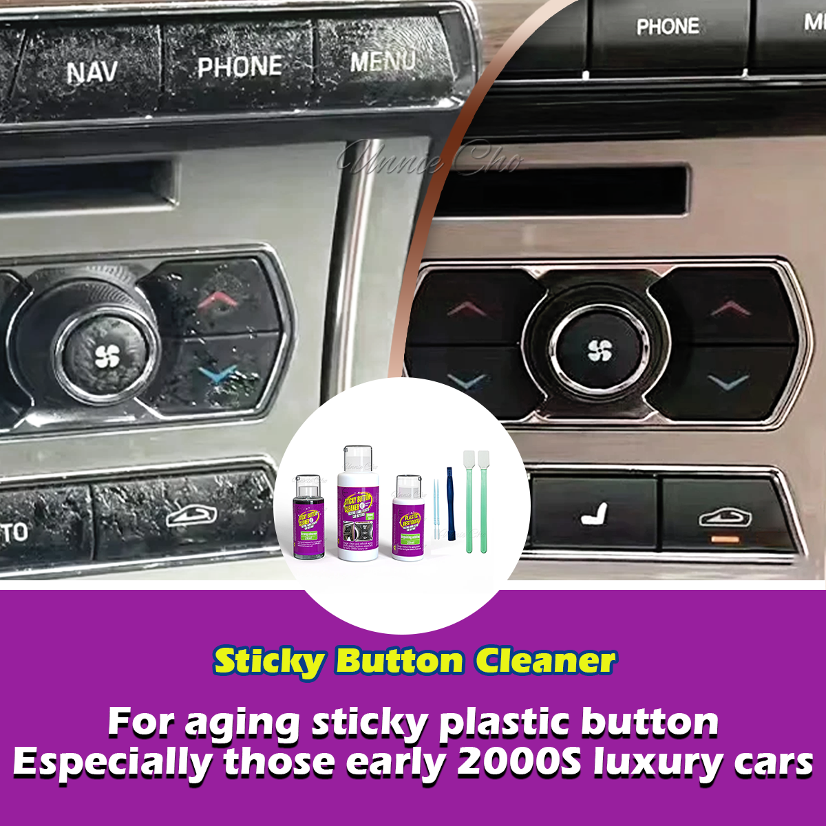 Sticky Button Removal for Mase - огляд і ціна Trim Restorer Plastic