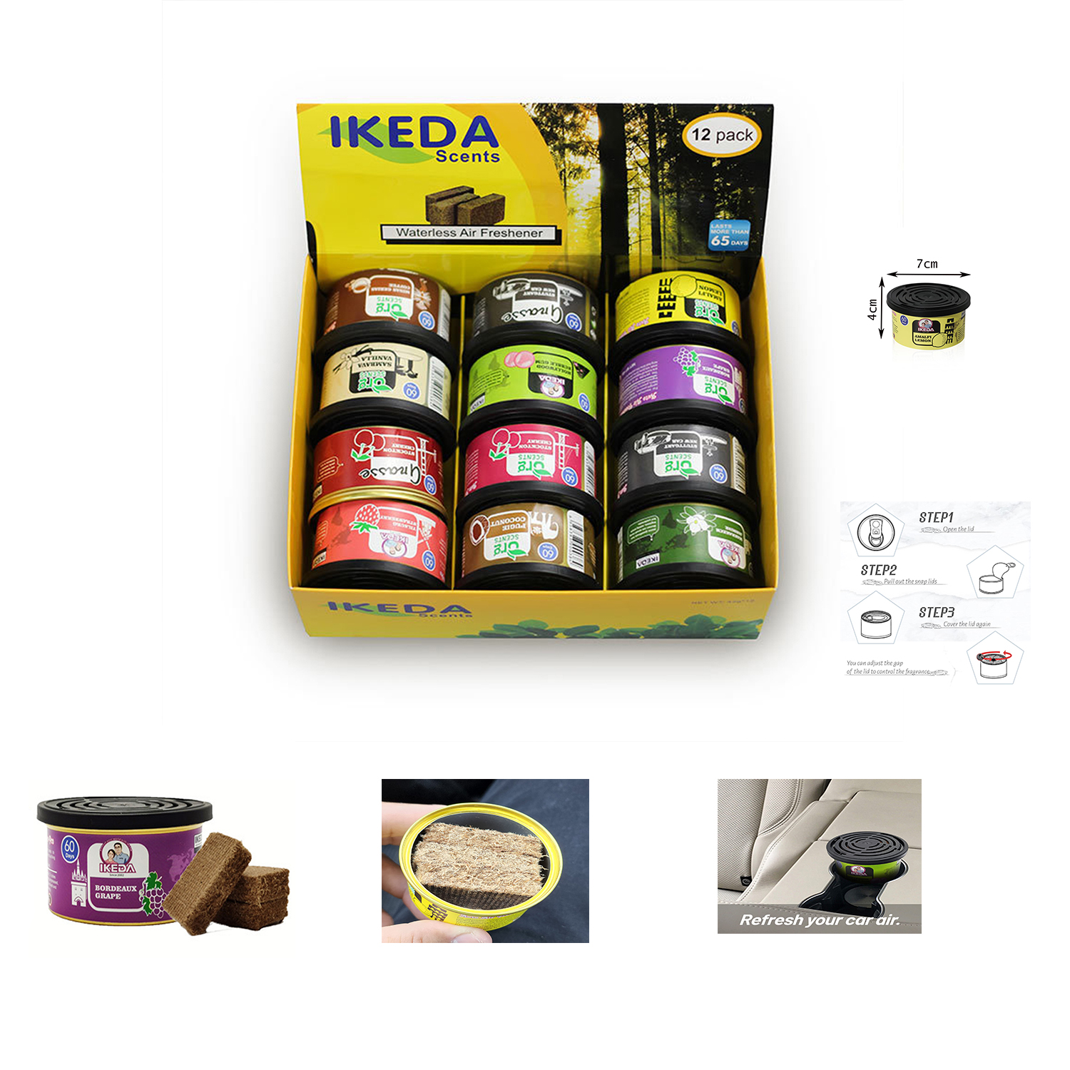 Car Air Fresheners:  Lemon Sce - огляд і ціна Odor Eliminator Car