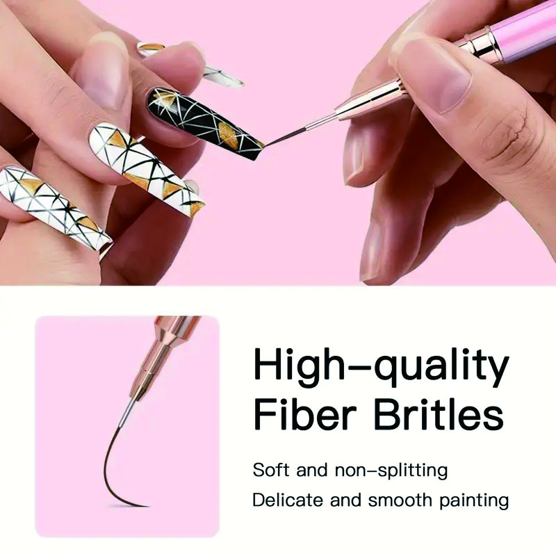 5-Piece Nail Art Pen Set, Ultr - огляд і ціна Detailing Brush Set